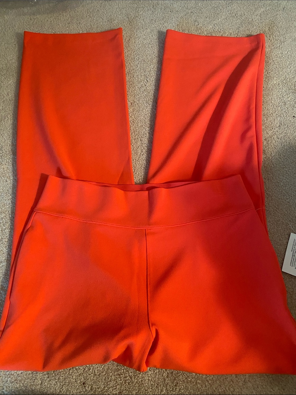 DG2(Diane Gilman) NWT coral pull on knit flex pants - Picture 2 of 4